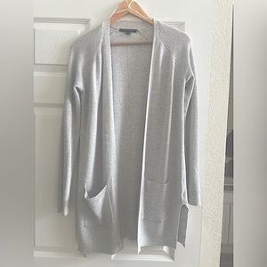 Very soft gray cardigan